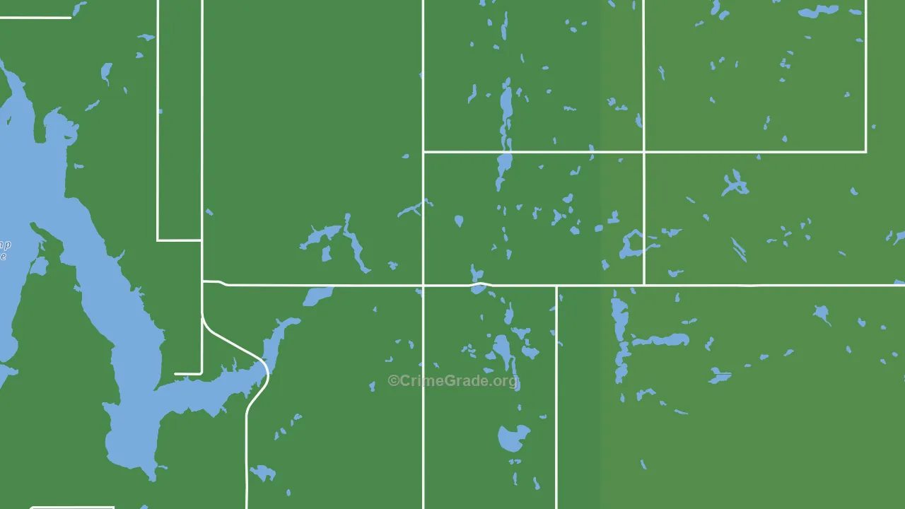Nelson County, ND Map of Vehicle Theft Rates