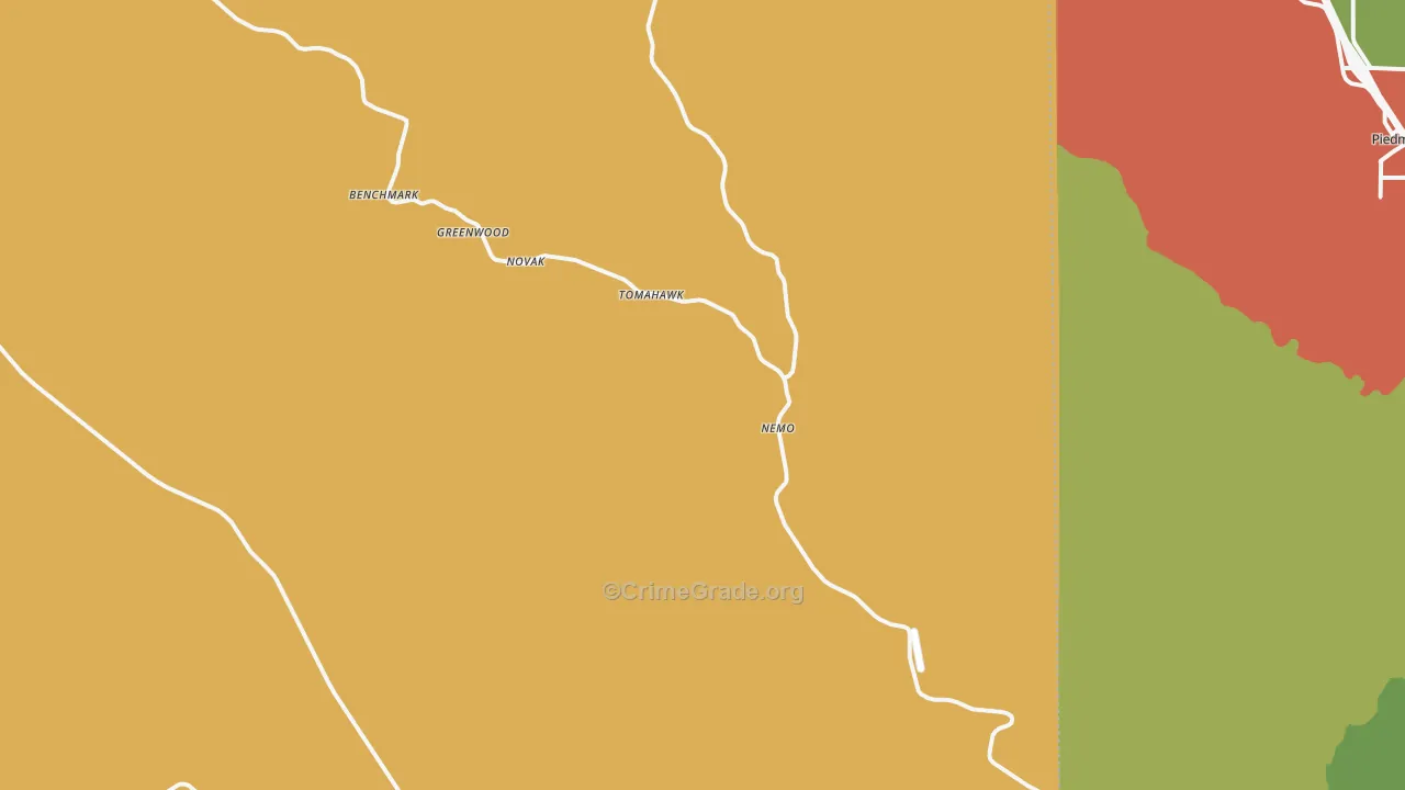 Nemo, SD Map of Vehicle Theft Rates