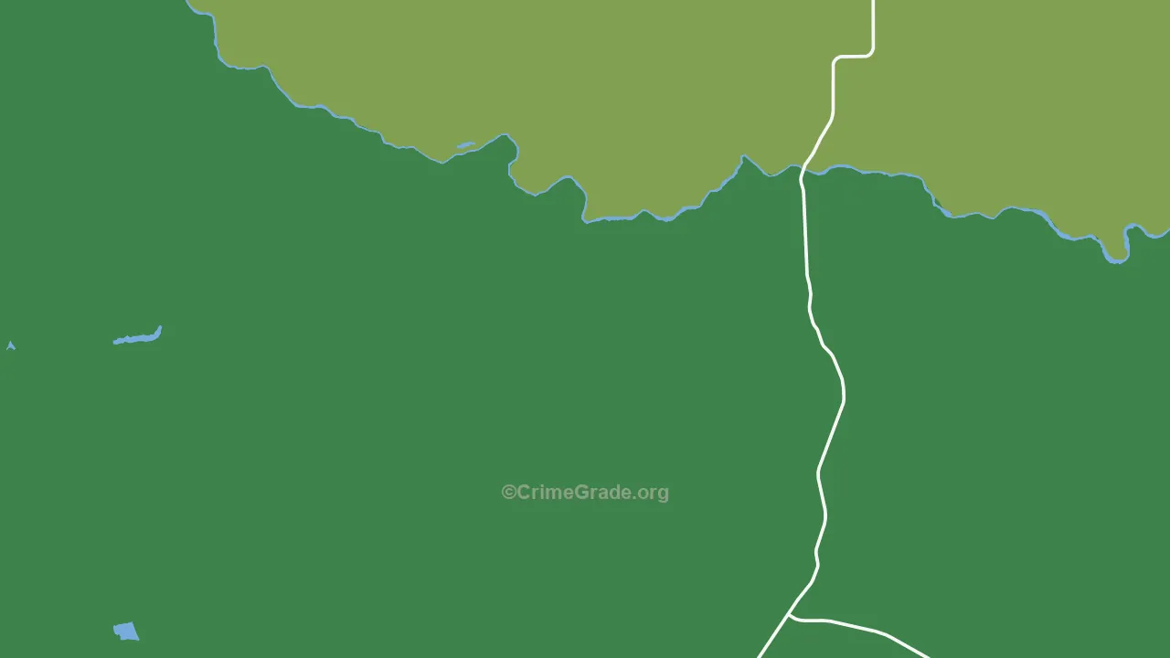 Nenzel, NE Map of Vehicle Theft Rates