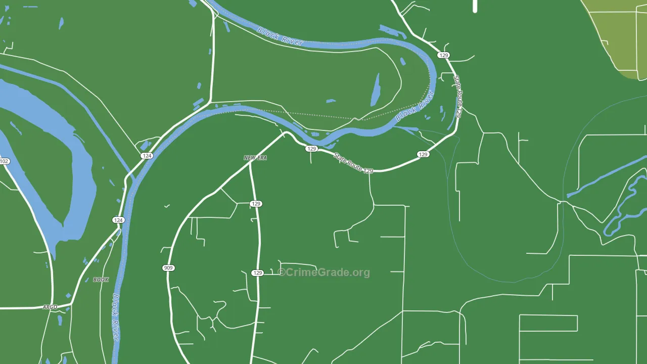 New Era, LA Map of Vehicle Theft Rates
