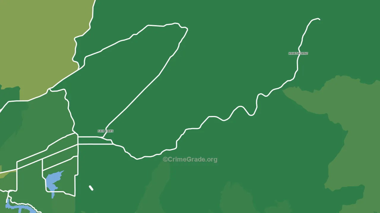 Nonpareil, OR Map of Vehicle Theft Rates