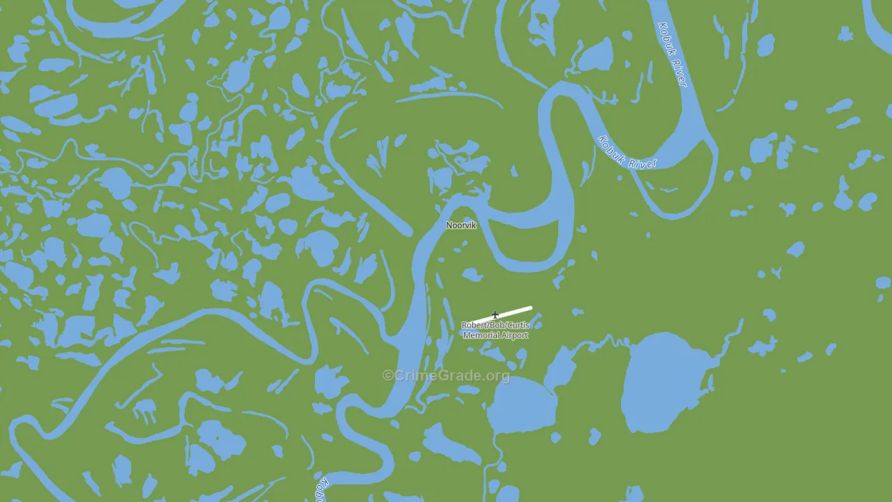 Noorvik, AK Map of Vehicle Theft Rates