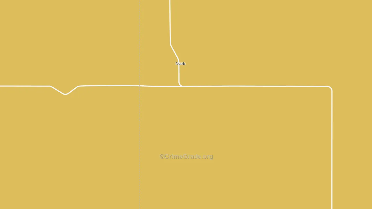 Norris, SD Map of Vehicle Theft Rates