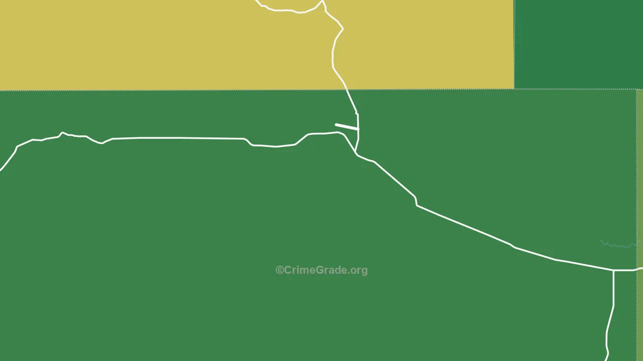 North Colfax Union, NM Map of Vehicle Theft Rates