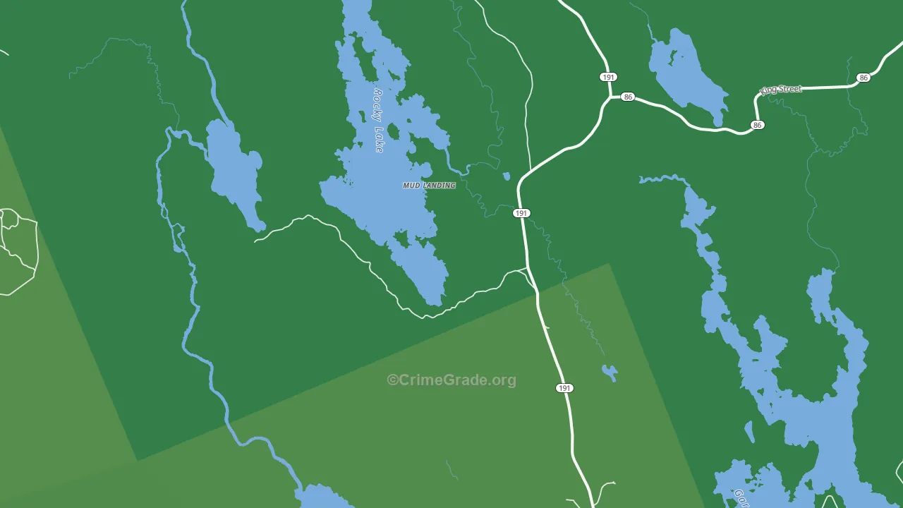 North Cutler, ME Map of Vehicle Theft Rates