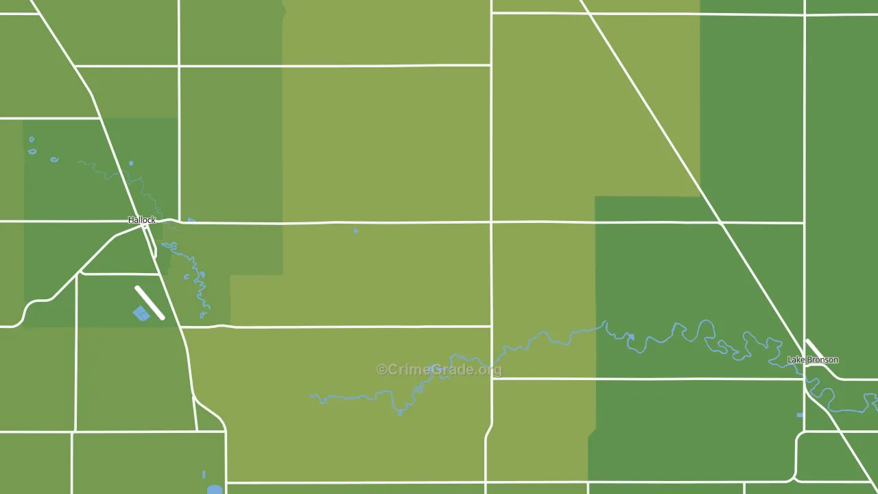 Noyes, MN Map of Vehicle Theft Rates