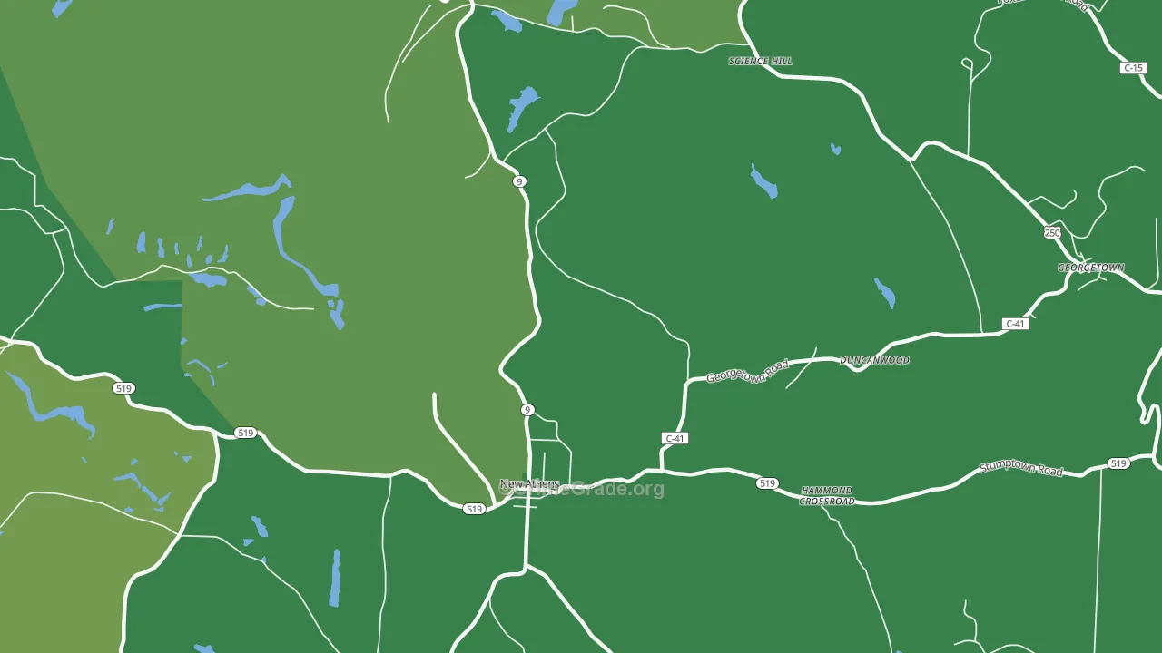 Oak Park, OH Map of Vehicle Theft Rates