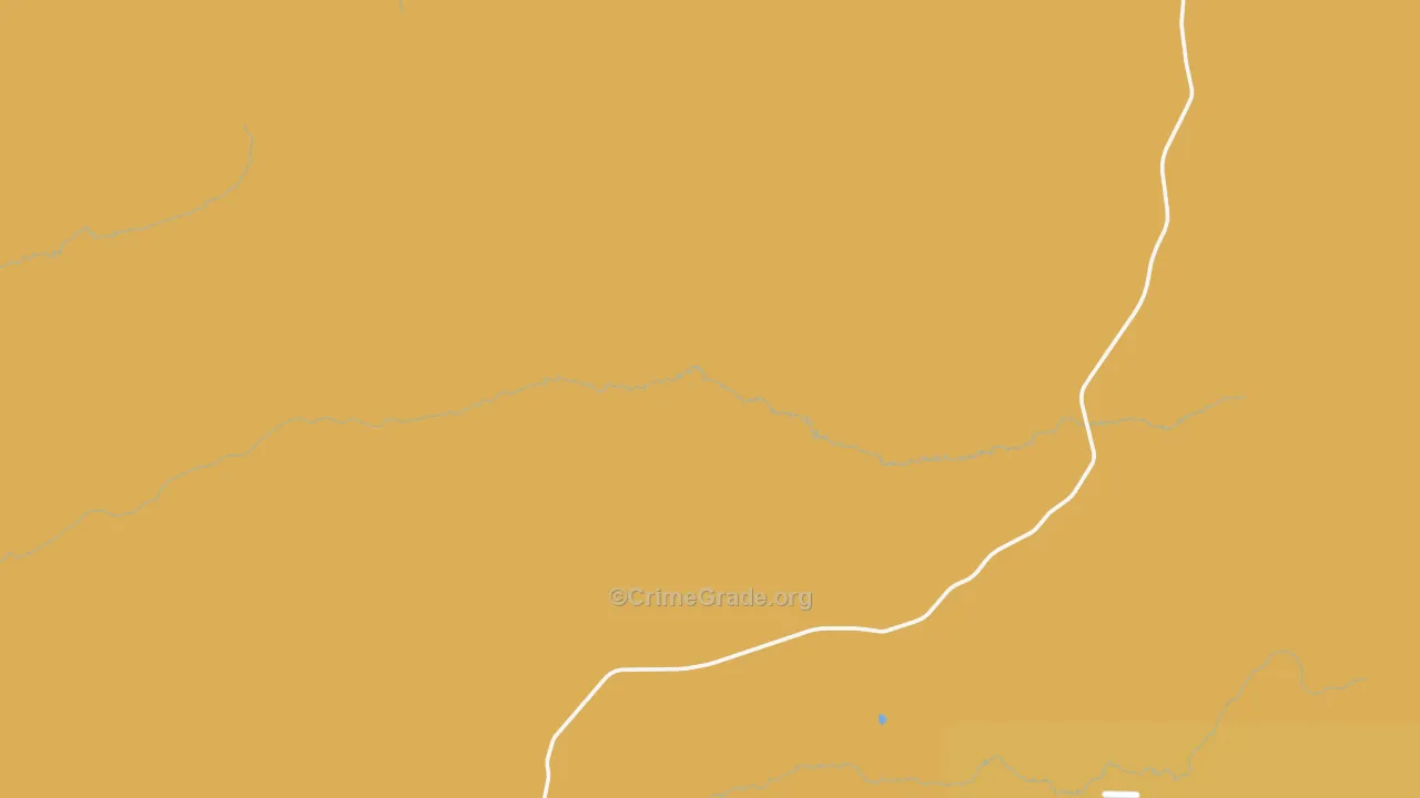 Ojito, NM Map of Vehicle Theft Rates