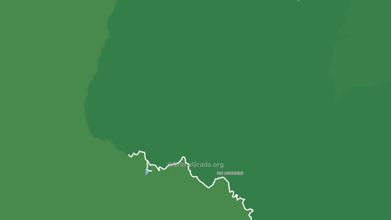 Old Columbine, AZ Map of Vehicle Theft Rates