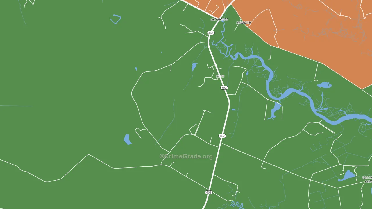 Old House, SC Map of Vehicle Theft Rates