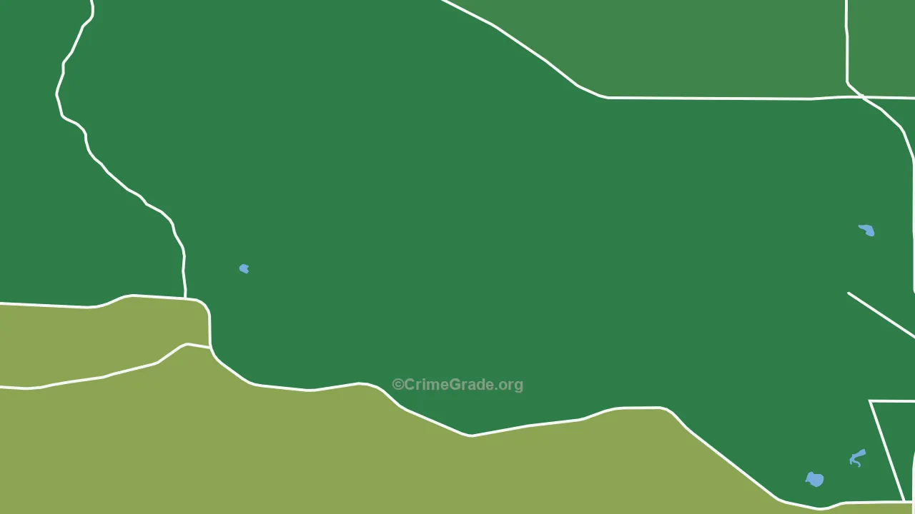 Orchard Valley, WY Map of Vehicle Theft Rates