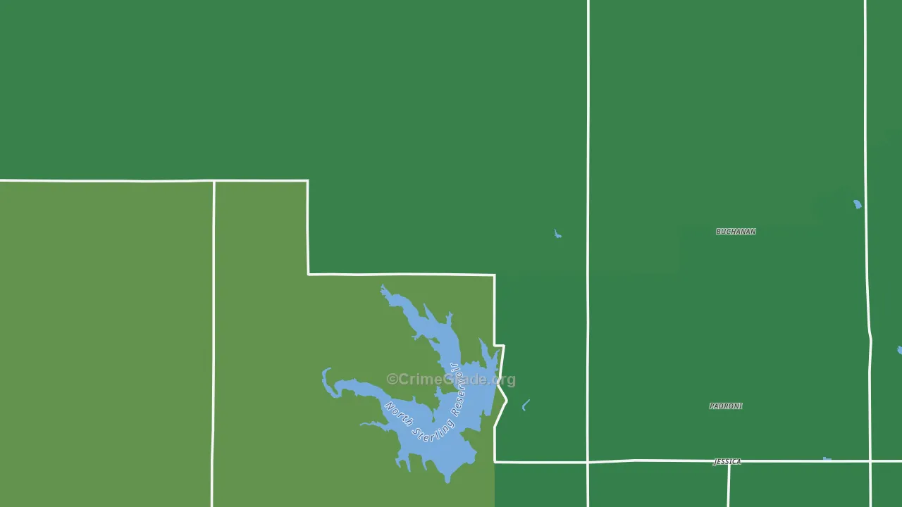 Padroni, CO Map of Vehicle Theft Rates