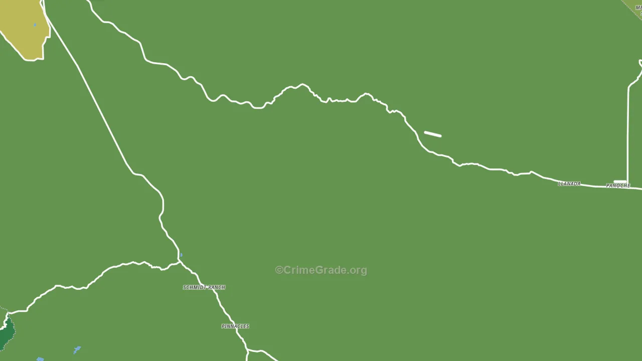 Paicines, CA Map of Vehicle Theft Rates