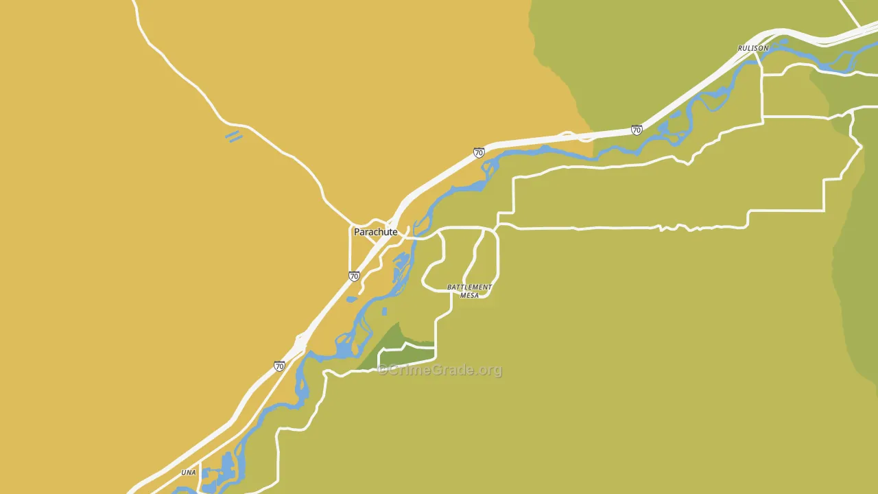 Parachute, CO Map of Vehicle Theft Rates