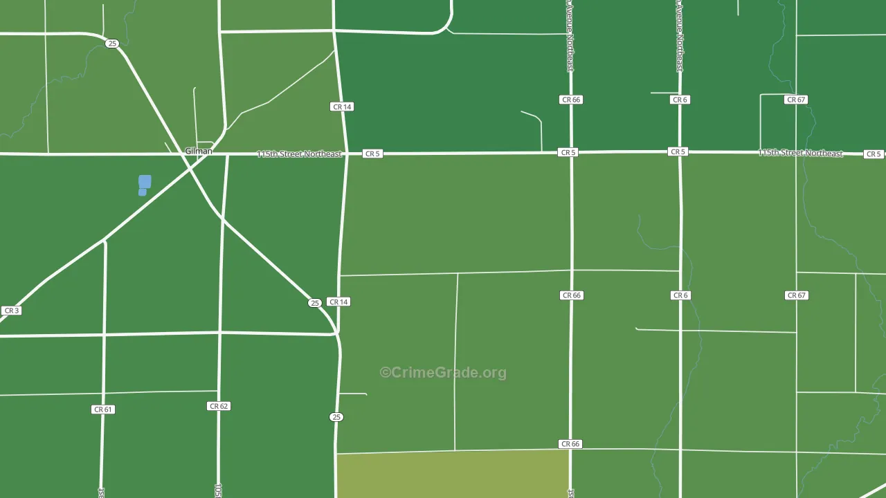 Parent, MN Map of Vehicle Theft Rates