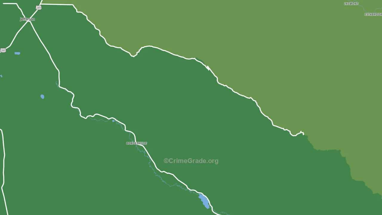Park County, CO Map of Vehicle Theft Rates
