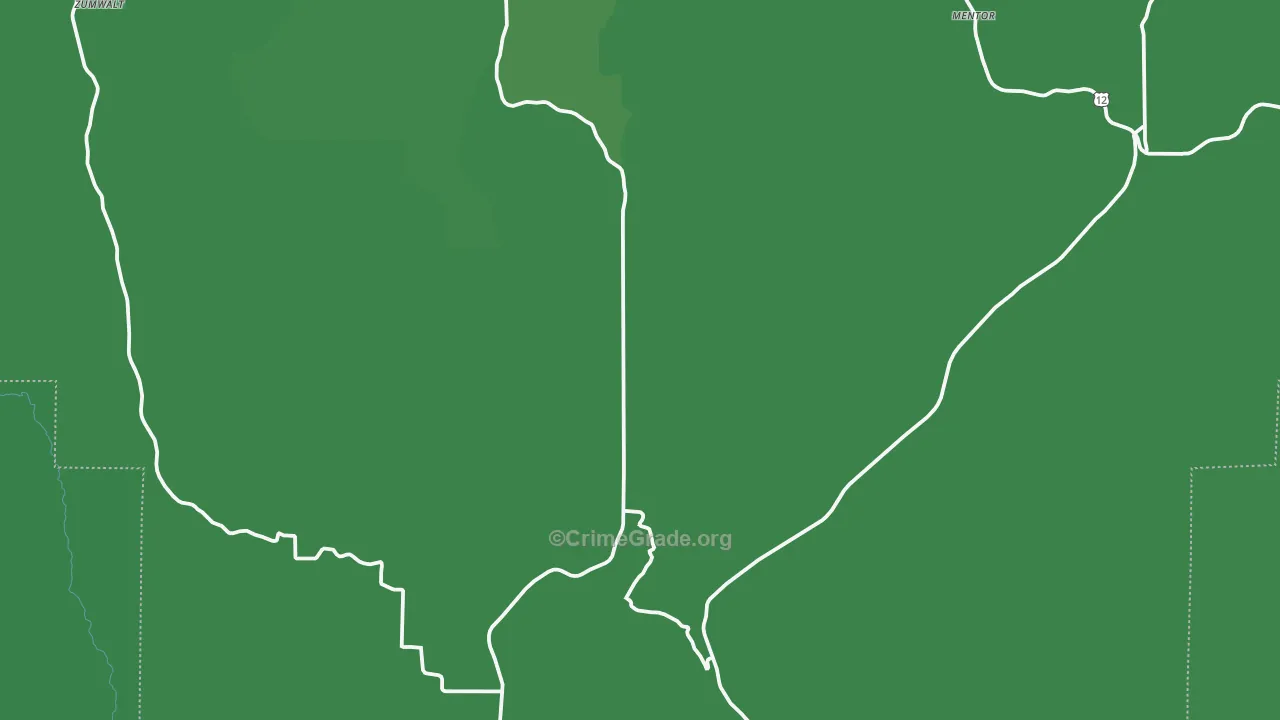Pataha, WA Map of Vehicle Theft Rates