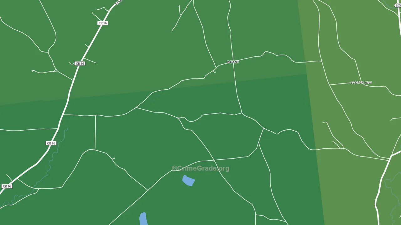 Patent, NY Map of Vehicle Theft Rates