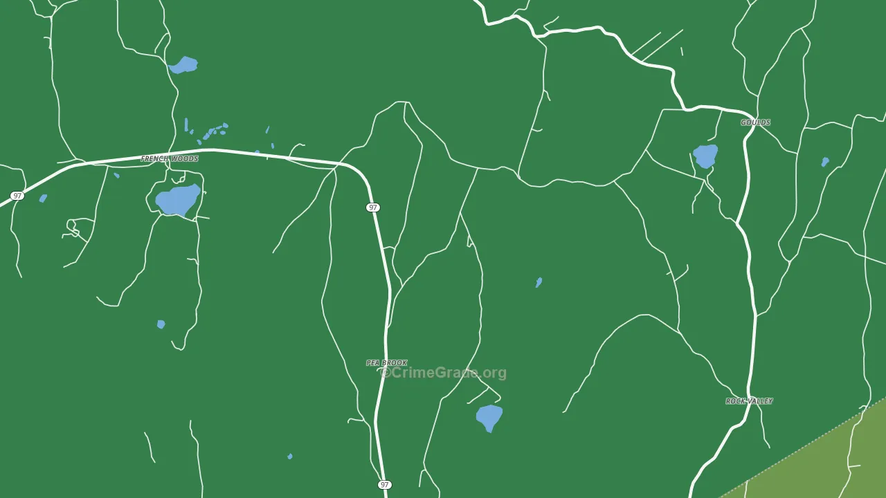 Peabrook, NY Map of Vehicle Theft Rates