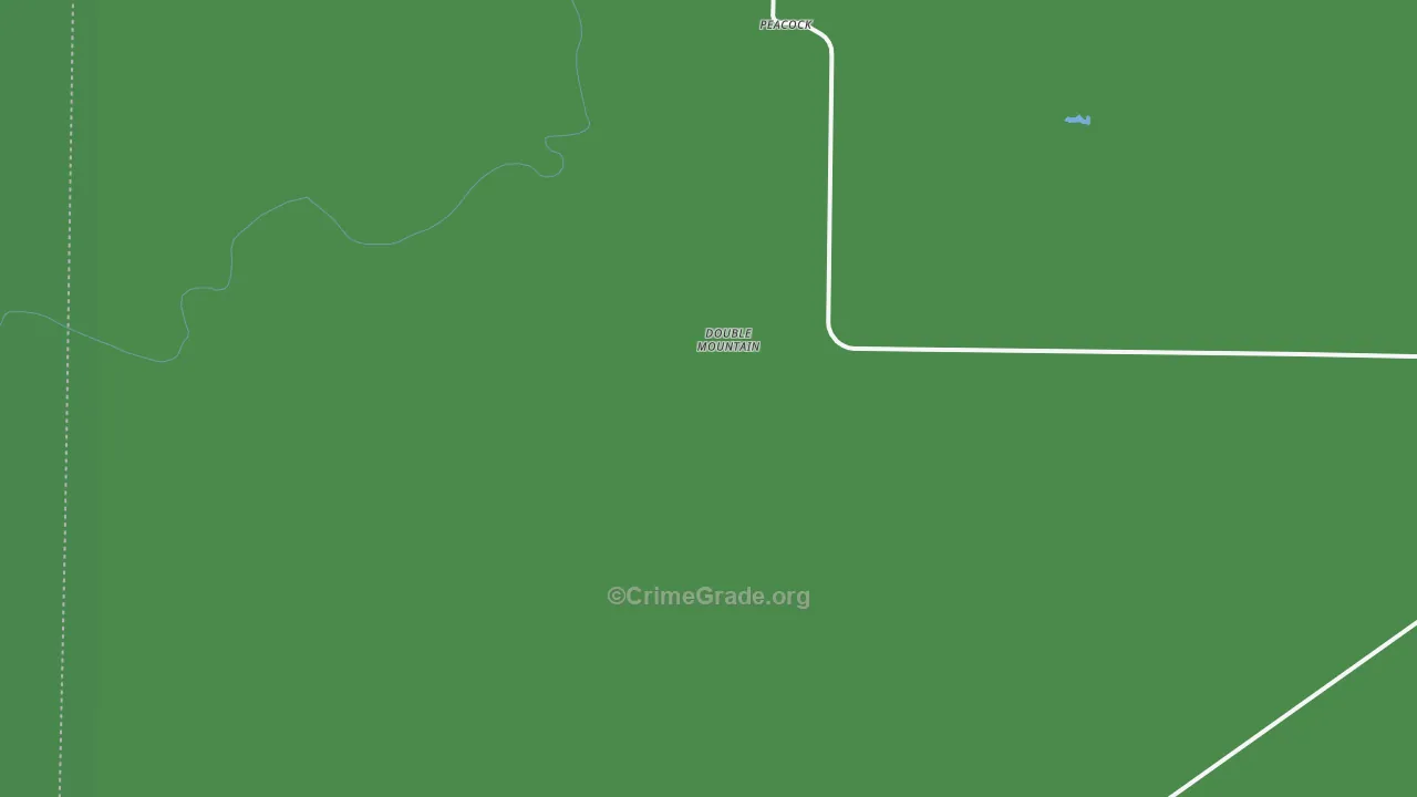 Peacock, TX Map of Vehicle Theft Rates