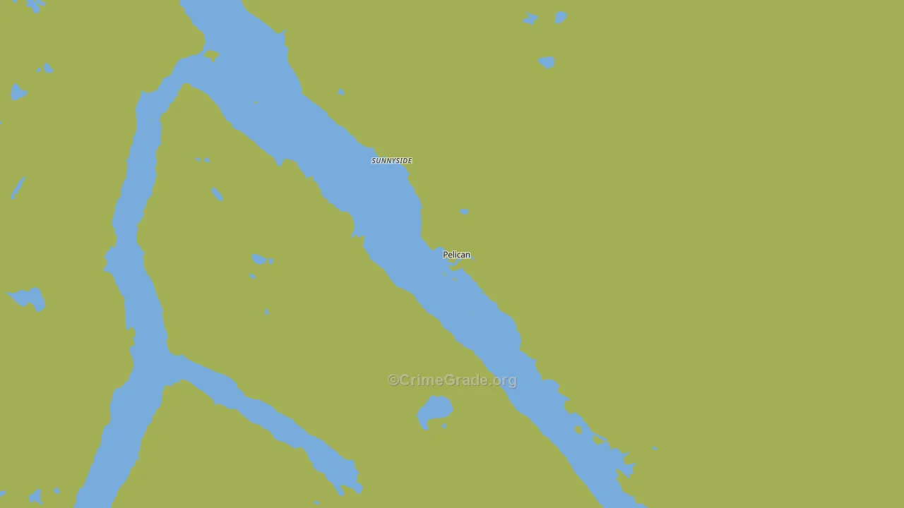 Pelican, AK Map of Vehicle Theft Rates