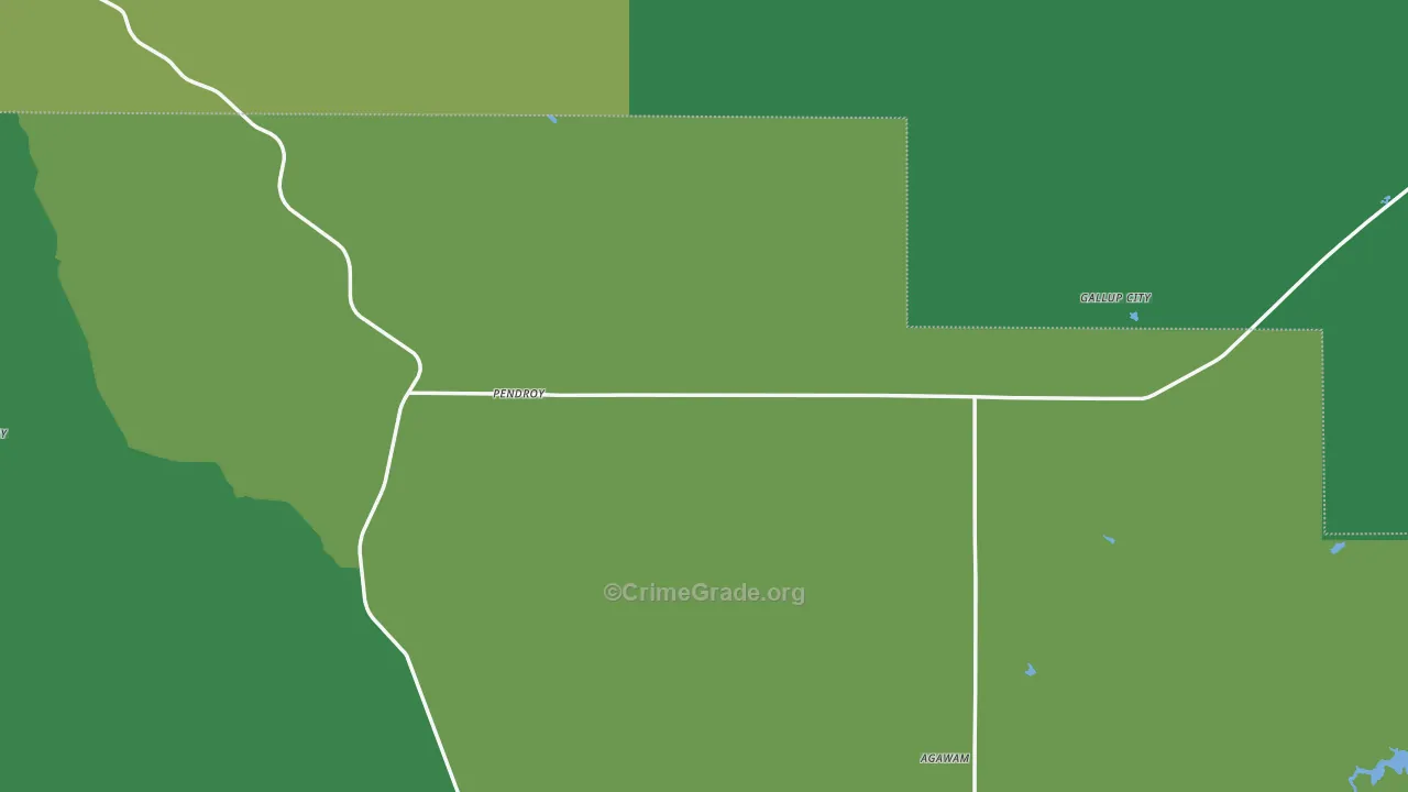 Pendroy, MT Map of Vehicle Theft Rates