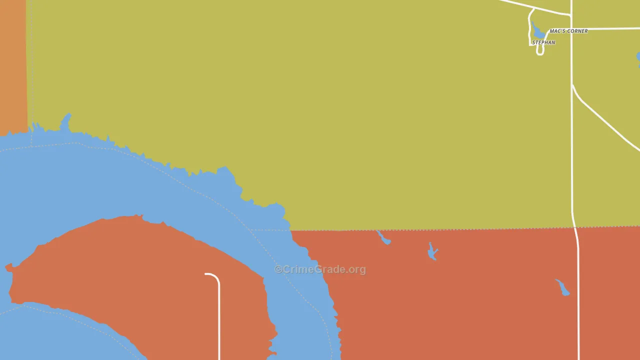 Peno, SD Map of Vehicle Theft Rates