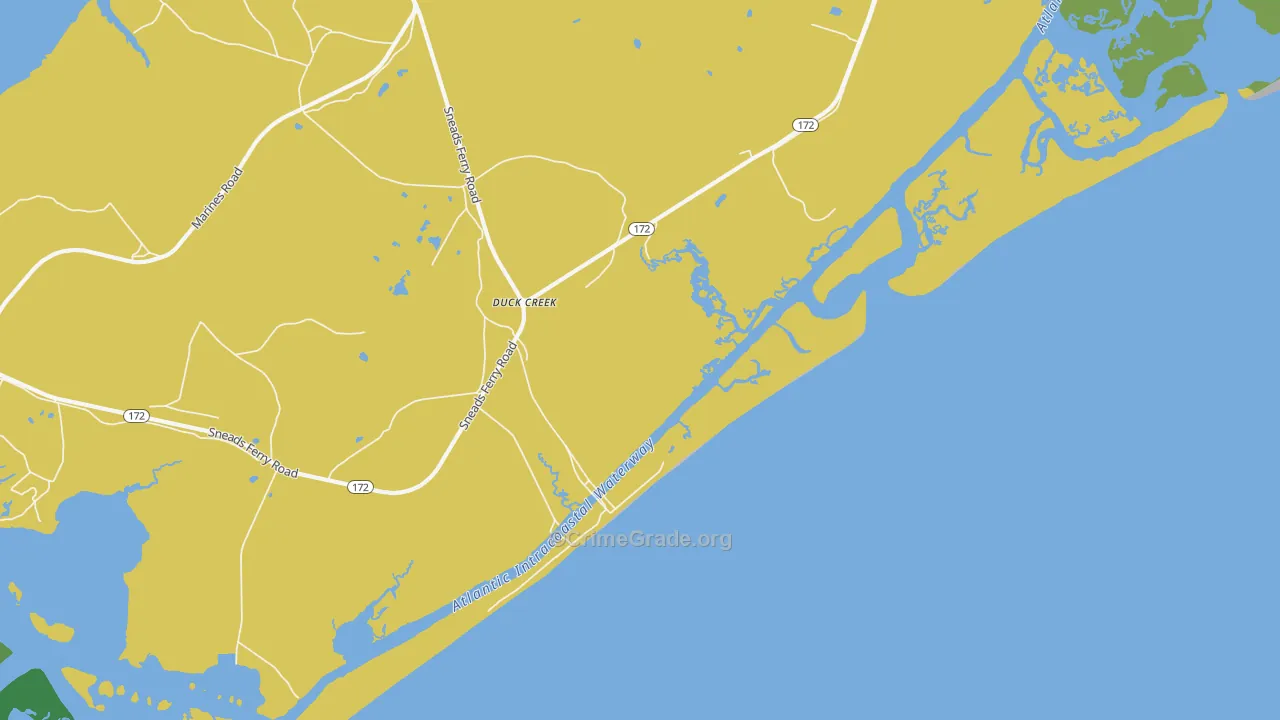 Peru, NC Map of Vehicle Theft Rates