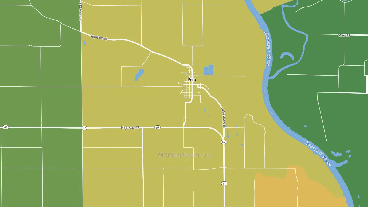 Peru, NE Map of Vehicle Theft Rates