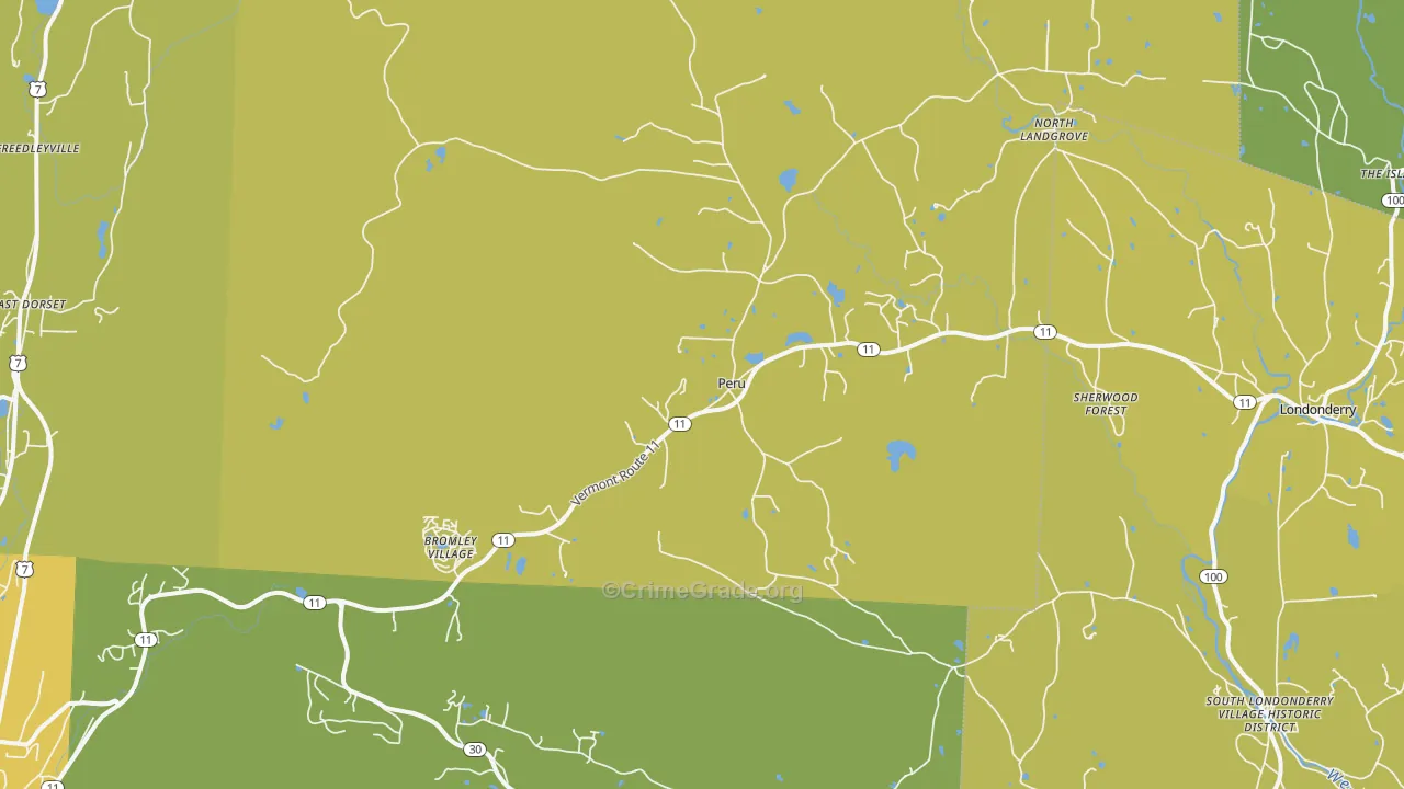 Peru, VT Map of Vehicle Theft Rates