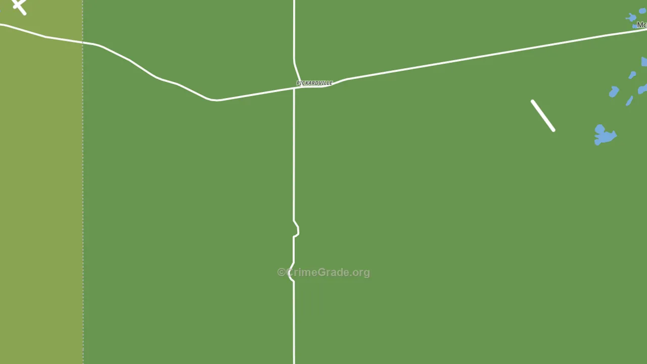 Pickardville, ND Map of Vehicle Theft Rates