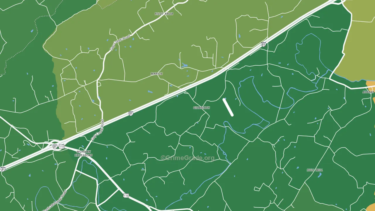 Pilot Knob, TN Map of Vehicle Theft Rates
