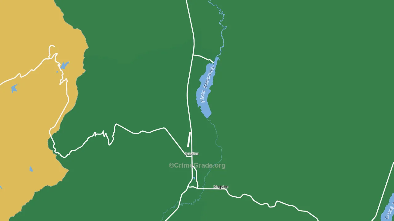 Piute County, UT Map of Vehicle Theft Rates