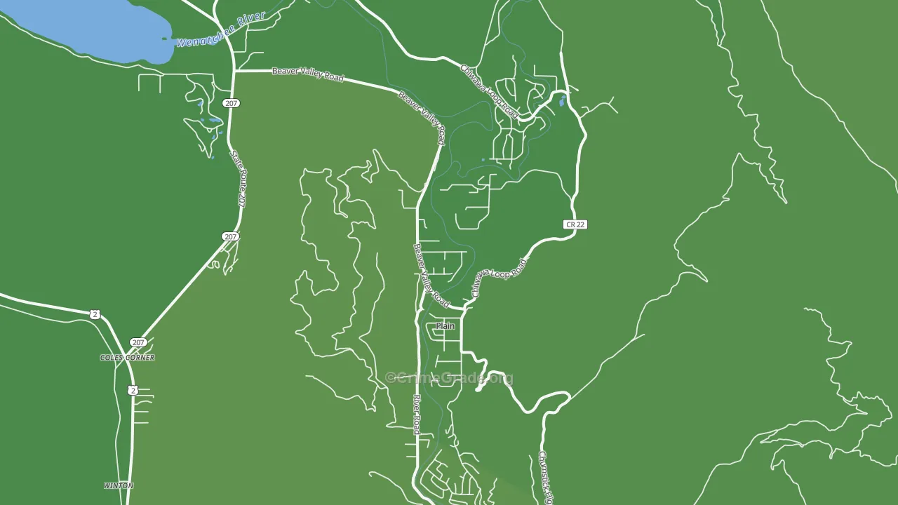 Plain, WA Map of Vehicle Theft Rates