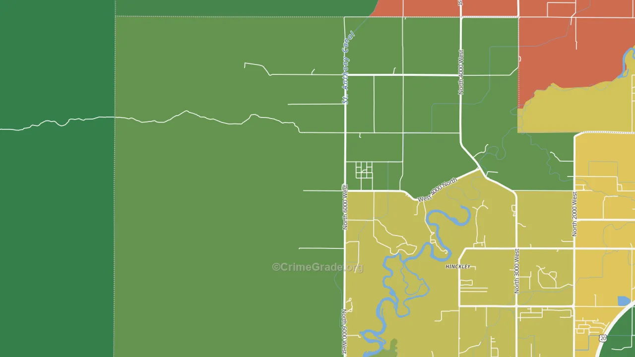 Plano, ID Map of Vehicle Theft Rates