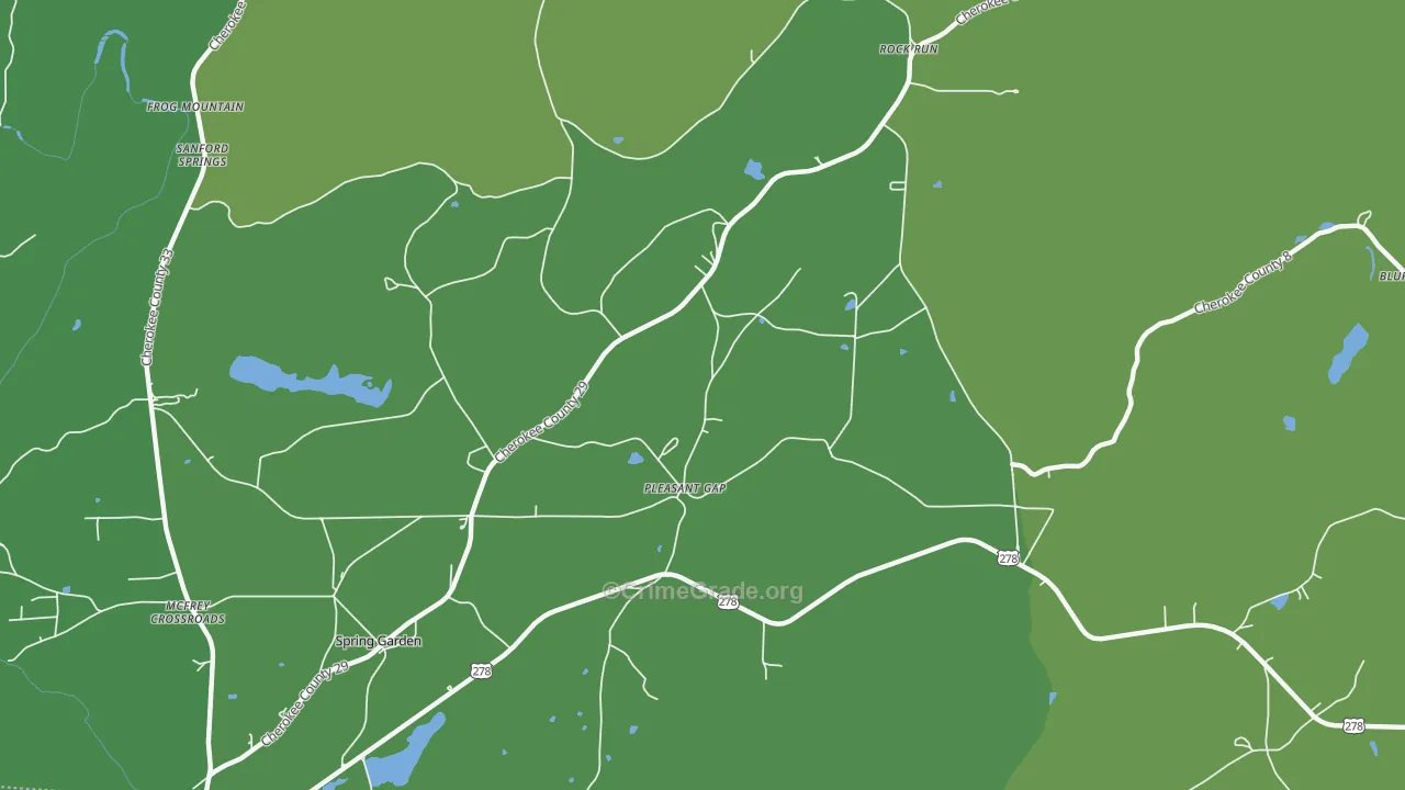 Pleasant Gap, AL Map of Vehicle Theft Rates
