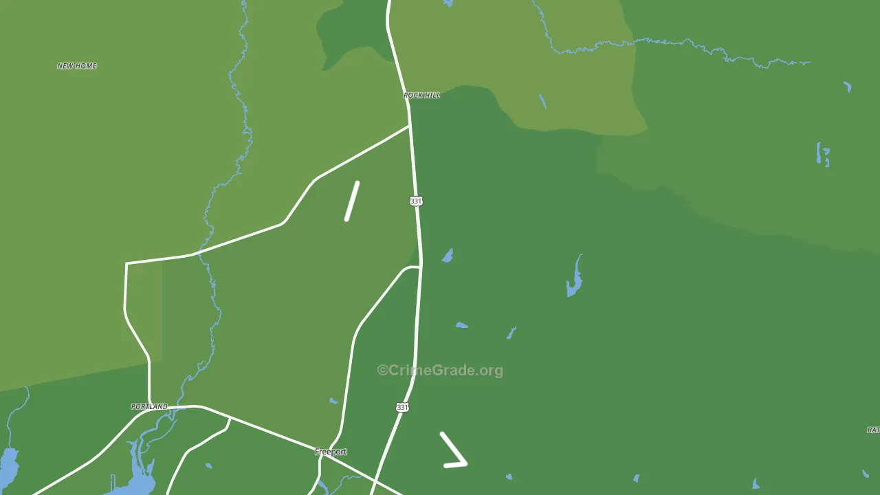 Point Washington, FL Map of Vehicle Theft Rates