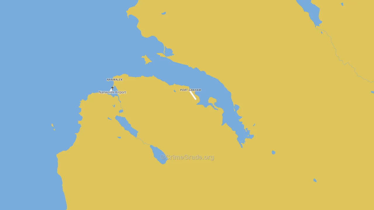 Port Graham, AK Map of Vehicle Theft Rates