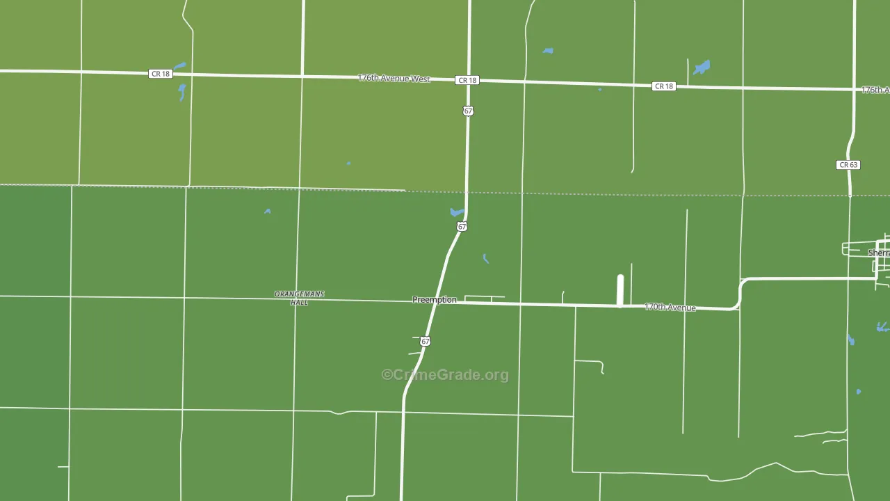 Preemption, IL Map of Vehicle Theft Rates