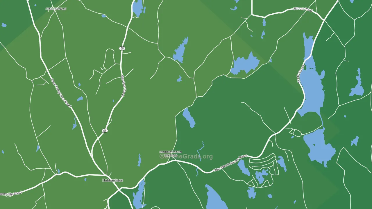 Princeton Station, MA Map of Vehicle Theft Rates