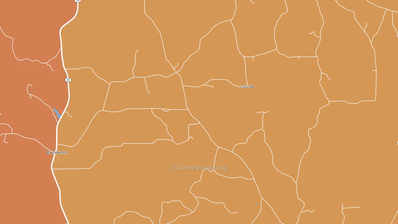 Prismatic, MS Map of Vehicle Theft Rates