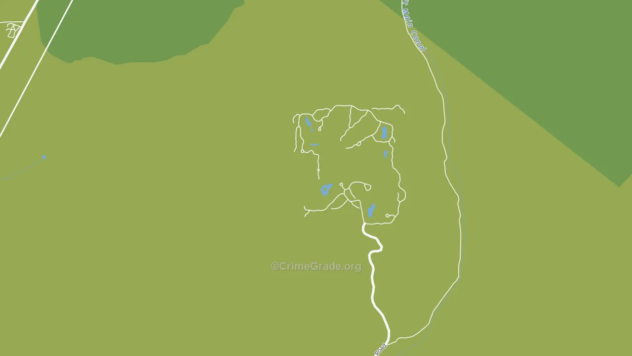 Pronghorn, OR Map of Vehicle Theft Rates
