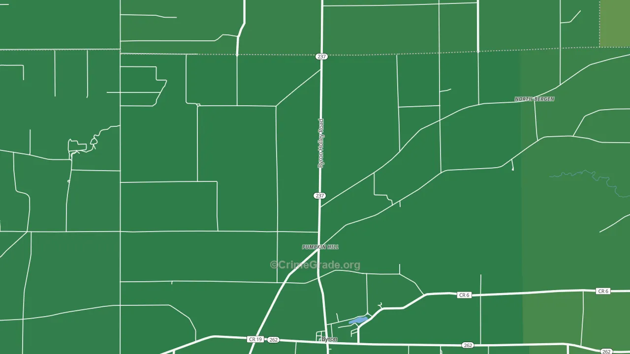 Pumpkin Hill, NY Map of Vehicle Theft Rates