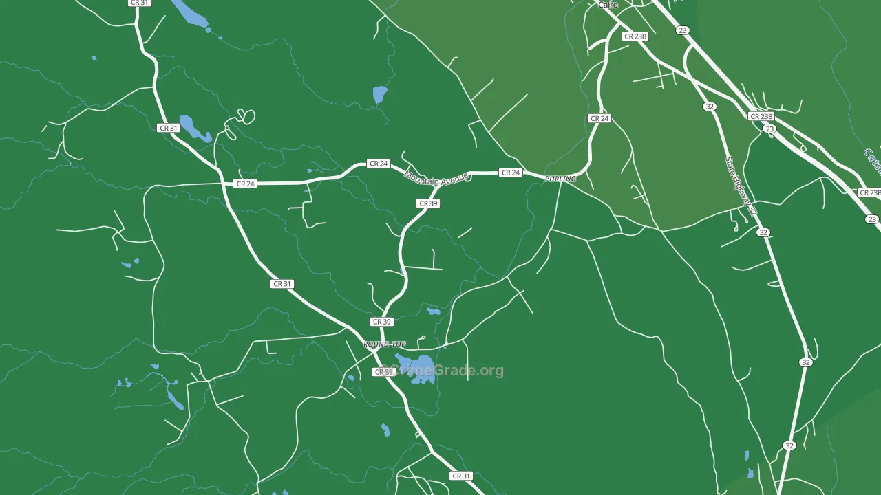 Purling, NY Map of Vehicle Theft Rates
