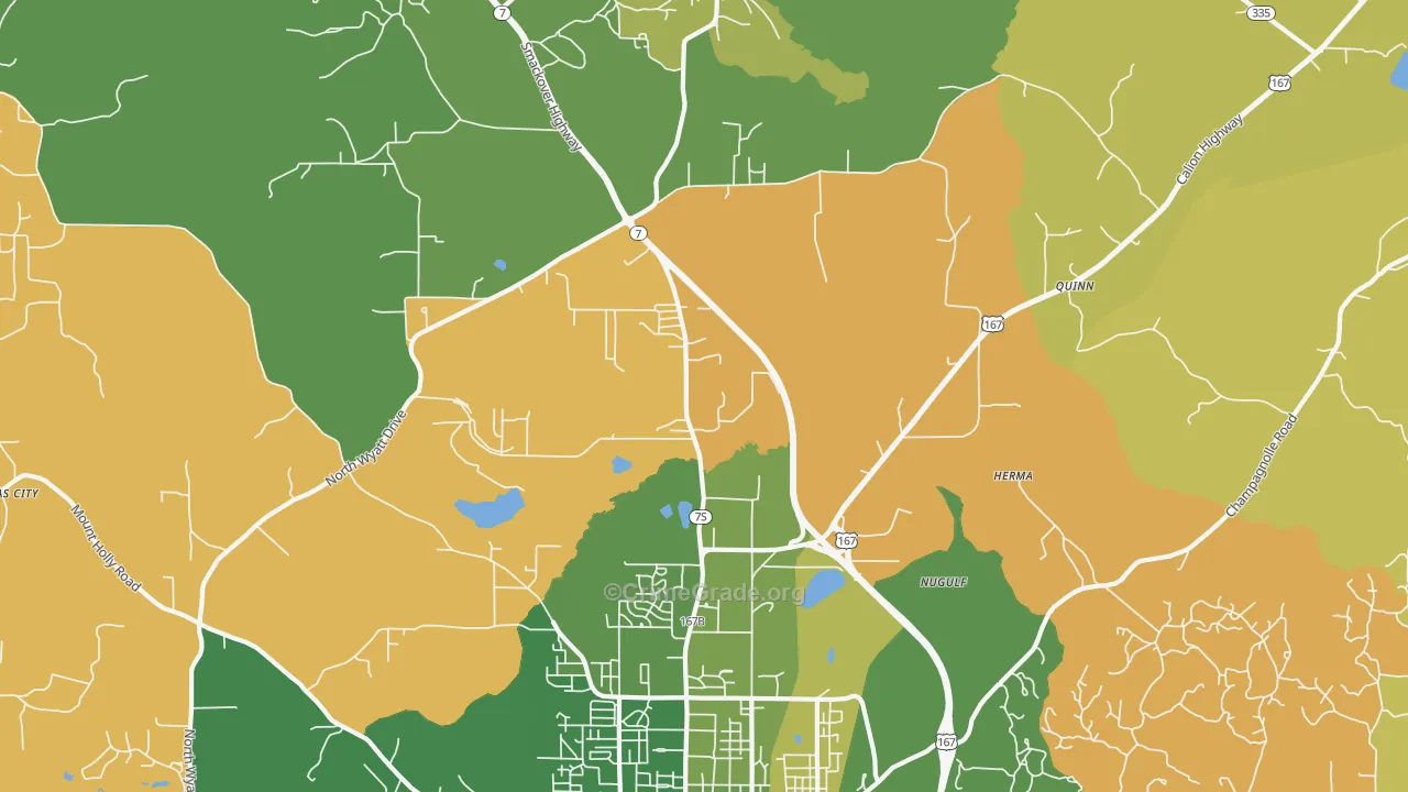 Quinn, AR Map of Vehicle Theft Rates