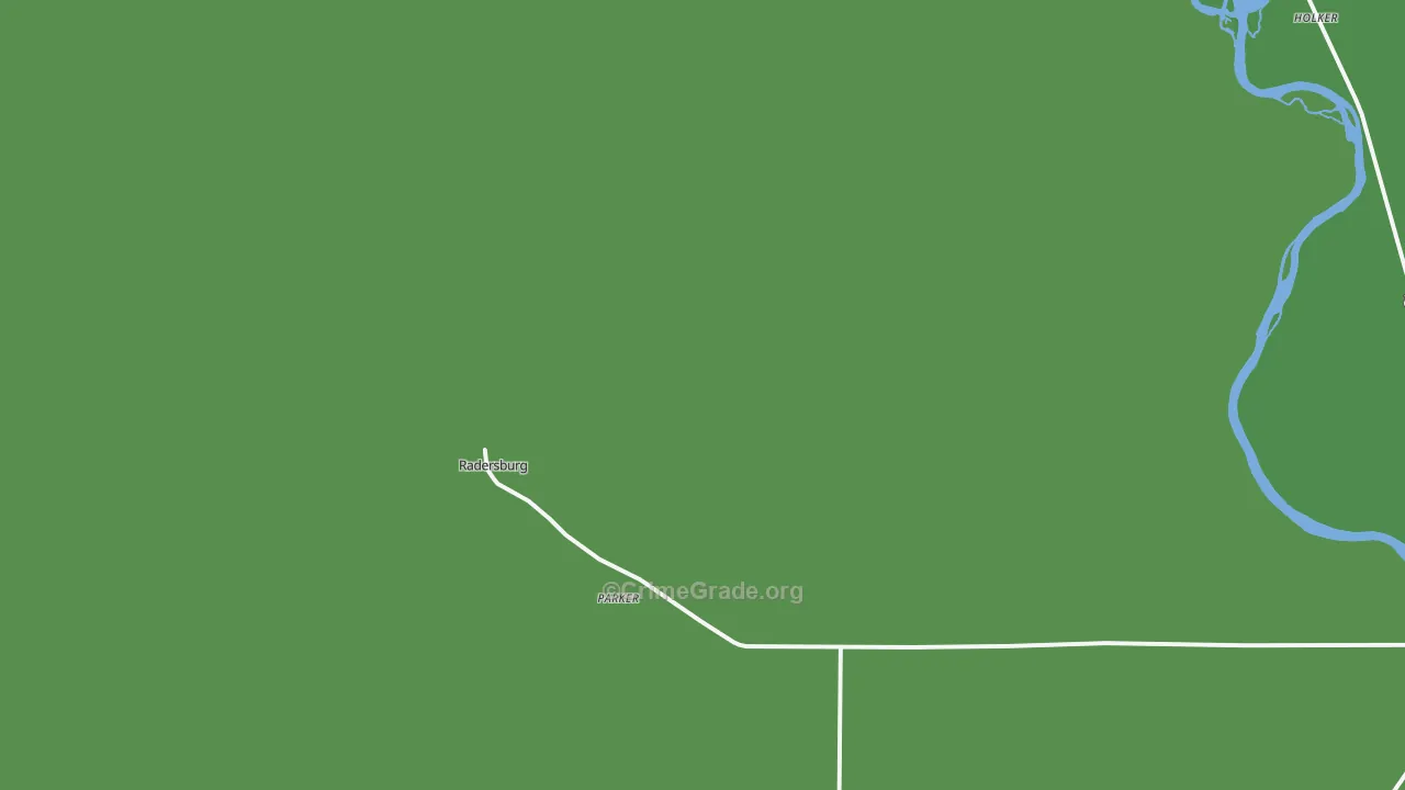 Radersburg, MT Map of Vehicle Theft Rates