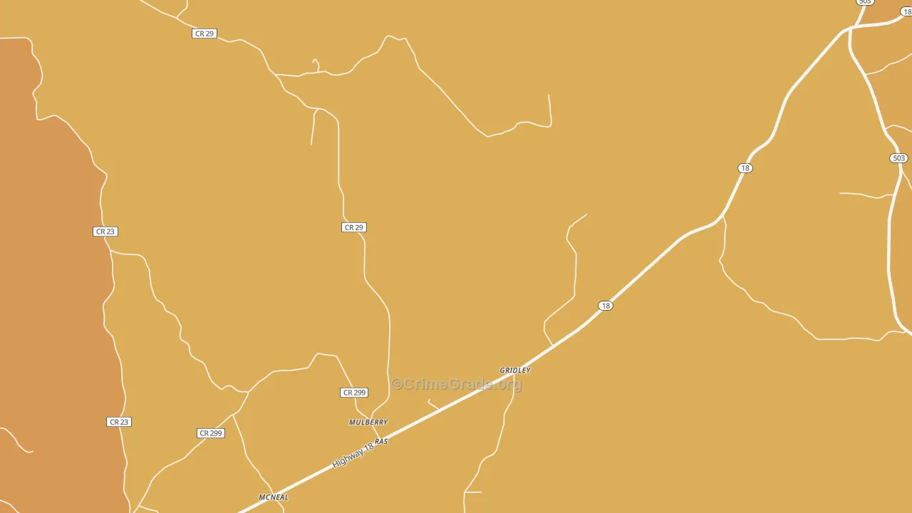 Ras, MS Map of Vehicle Theft Rates
