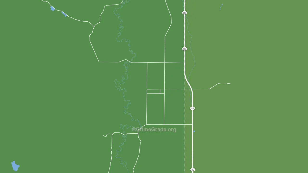 Raymond, ID Map of Vehicle Theft Rates
