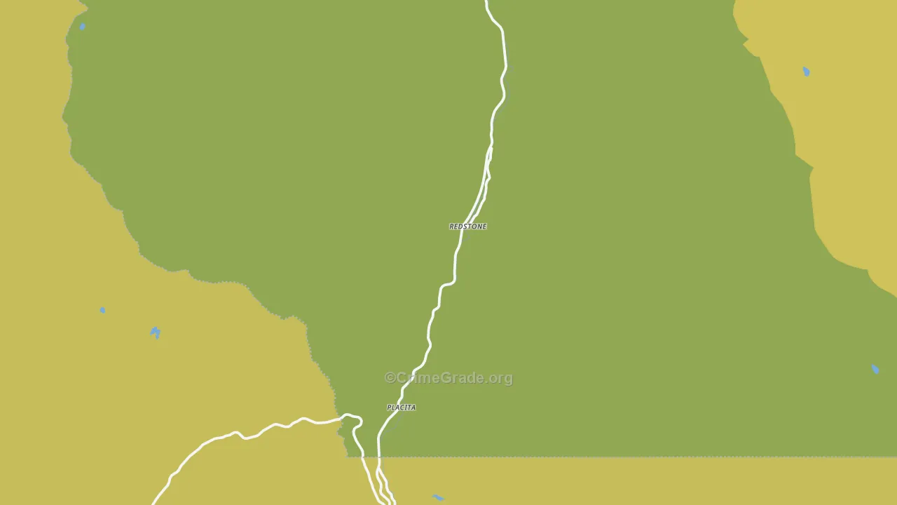 Redstone, CO Map of Vehicle Theft Rates
