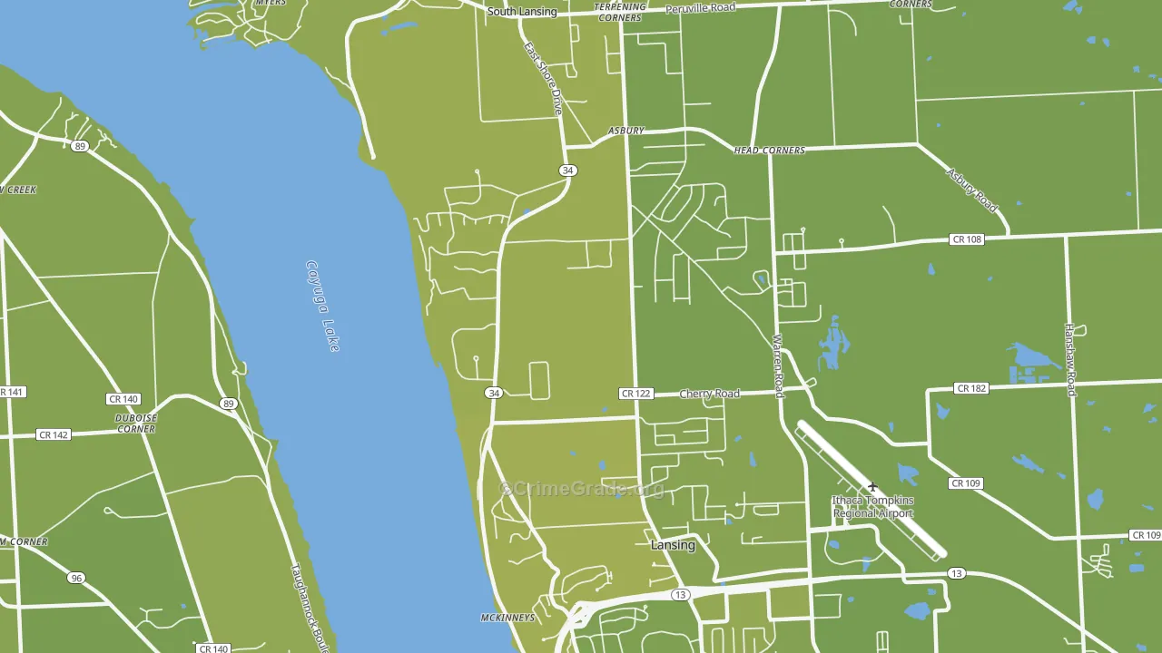 Renwick, NY Map of Vehicle Theft Rates